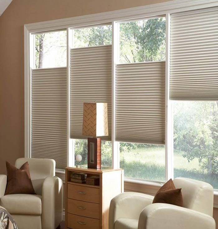 Cellular honeycomb blinds shades