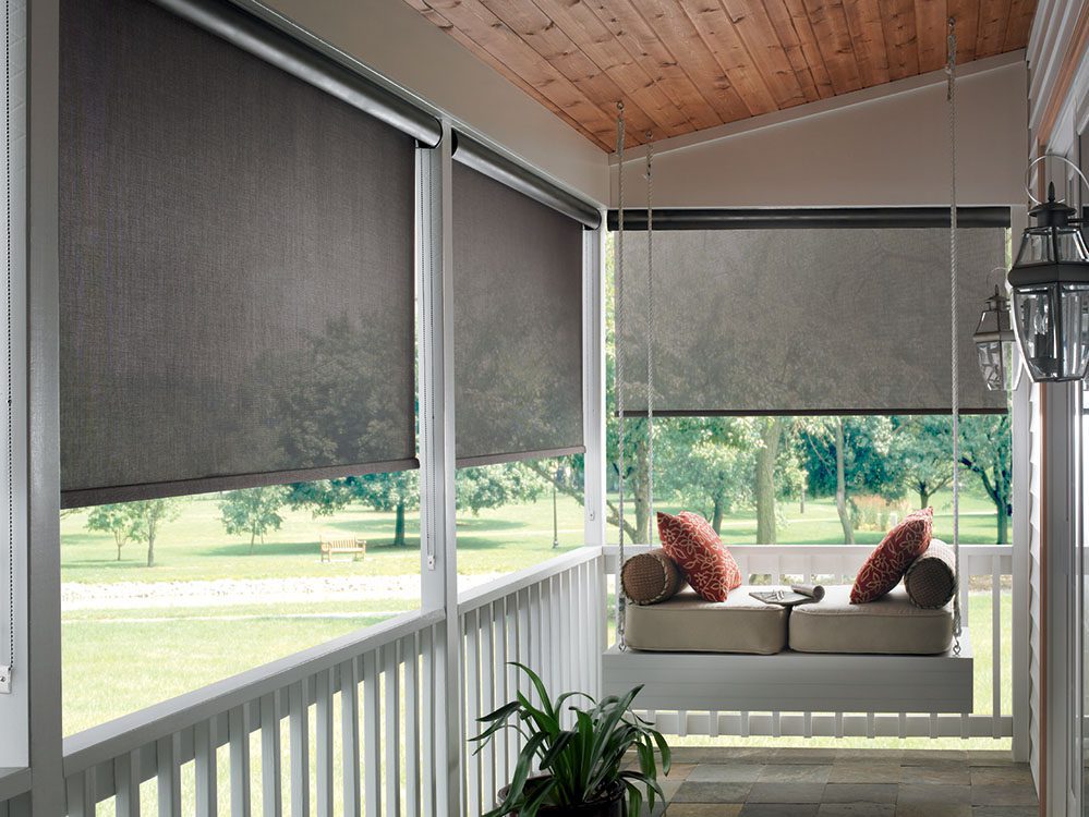 Outdoor patio solar shades